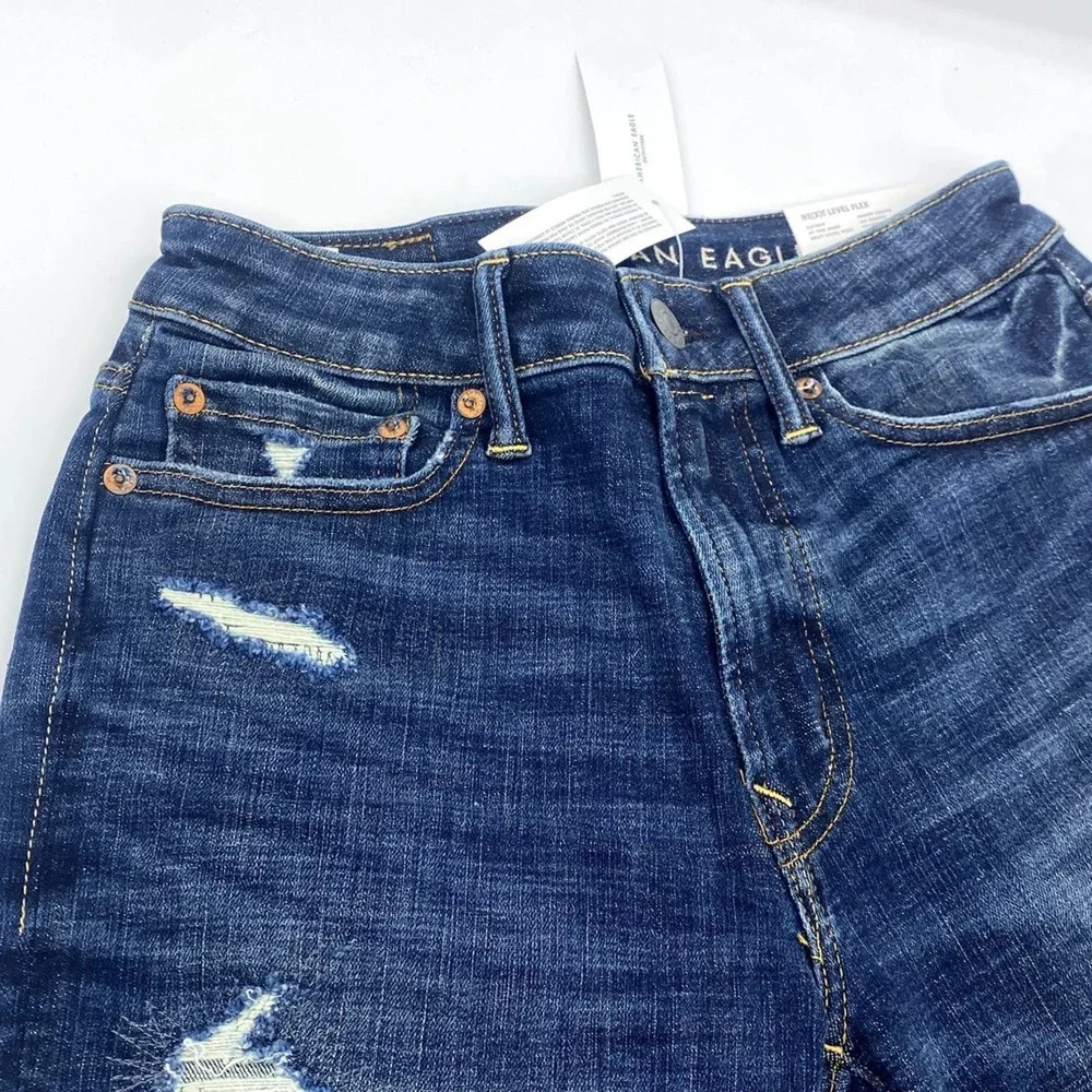 NWT American Eagle AE Next Level Stretch FLEX Bermuda Denim Jean Short 26 - Picture 5 of 11